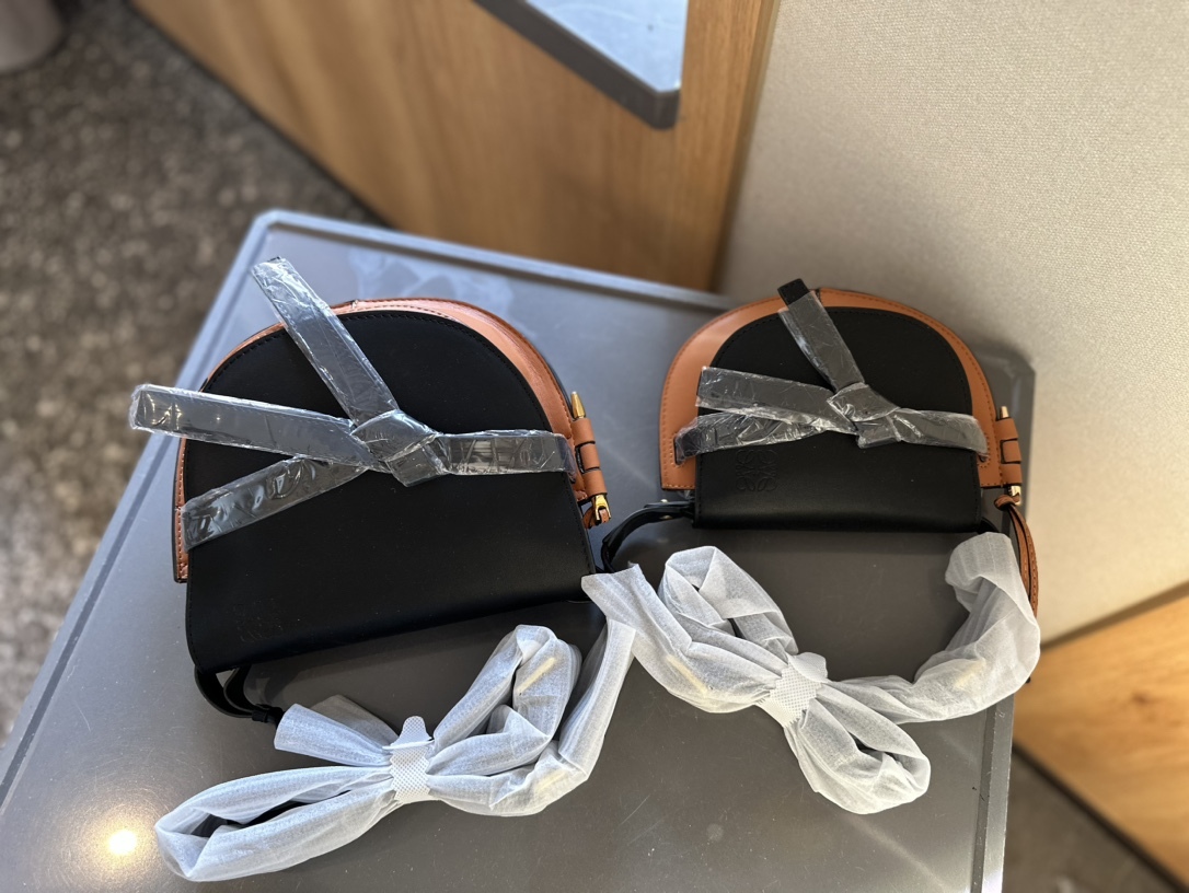 Gate Dual bag in soft calfskin and jacquard