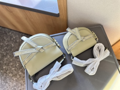 Gate Dual bag in soft calfskin and jacquard