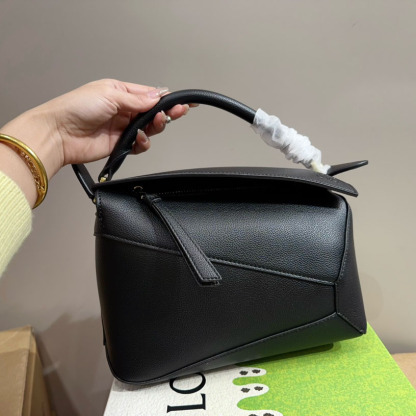 Puzzle bag in classic calfskin