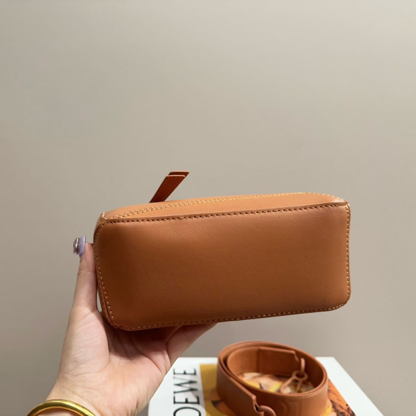 Puzzle bag in soft grained calfskin