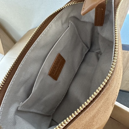 Cubi Anagram Jacquard & Calfskin Shoulder Bag