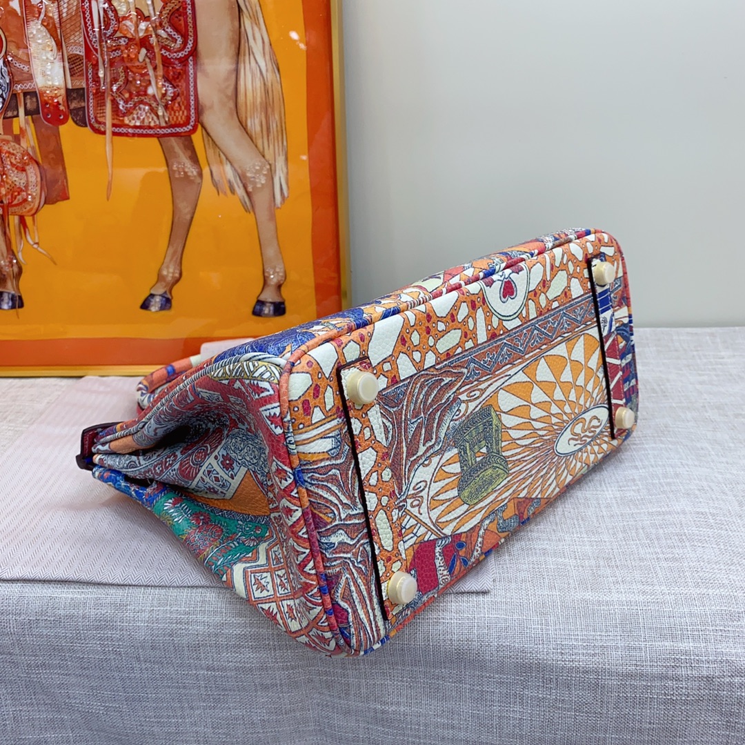 Exclusive Custom Hand-Painted Birkin 30 Bag