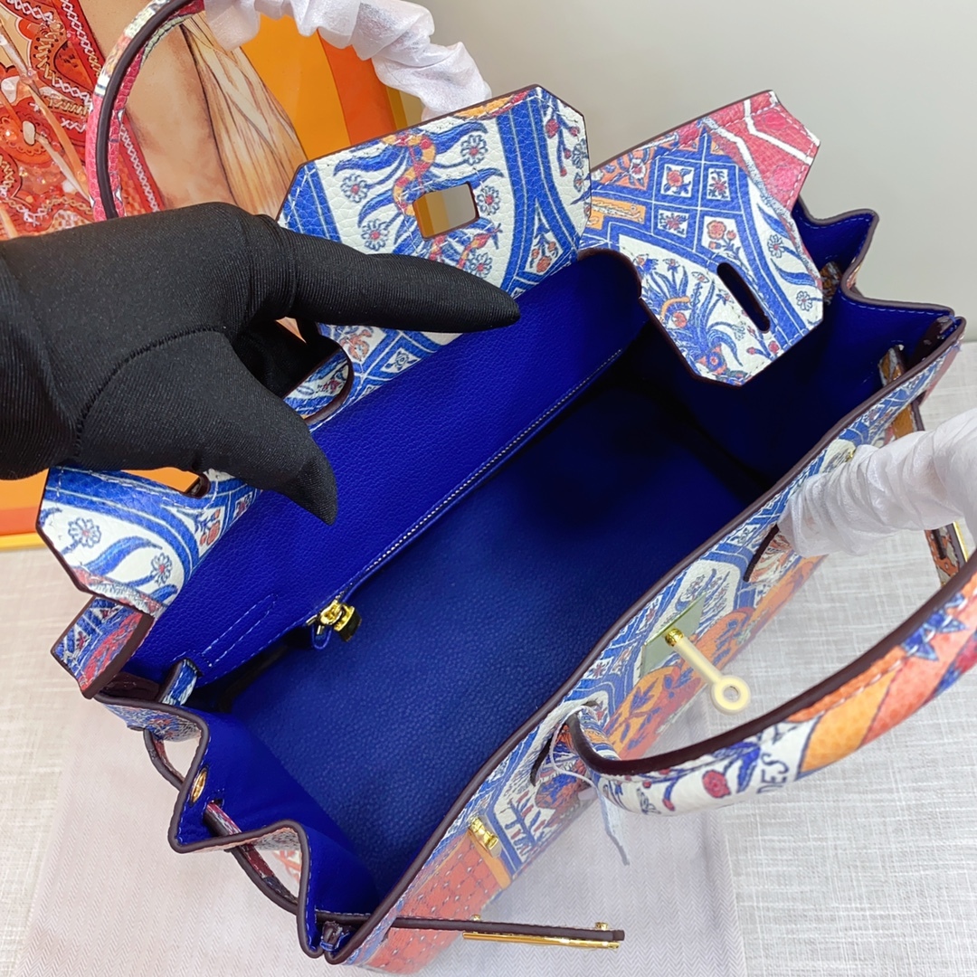 Exclusive Custom Hand-Painted Birkin 30 Bag