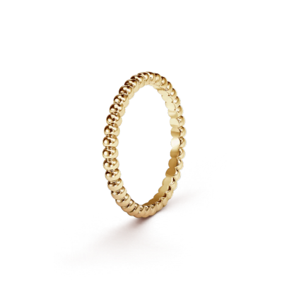 Perlee pearls of gold ring, small model