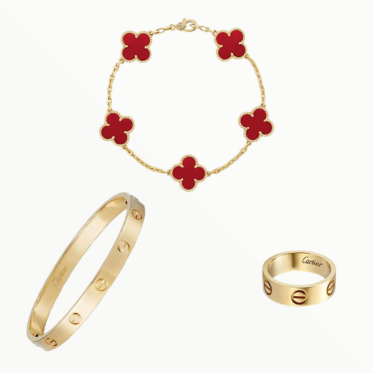 3‑Piece Icon Stack – Love, Clou & Clover