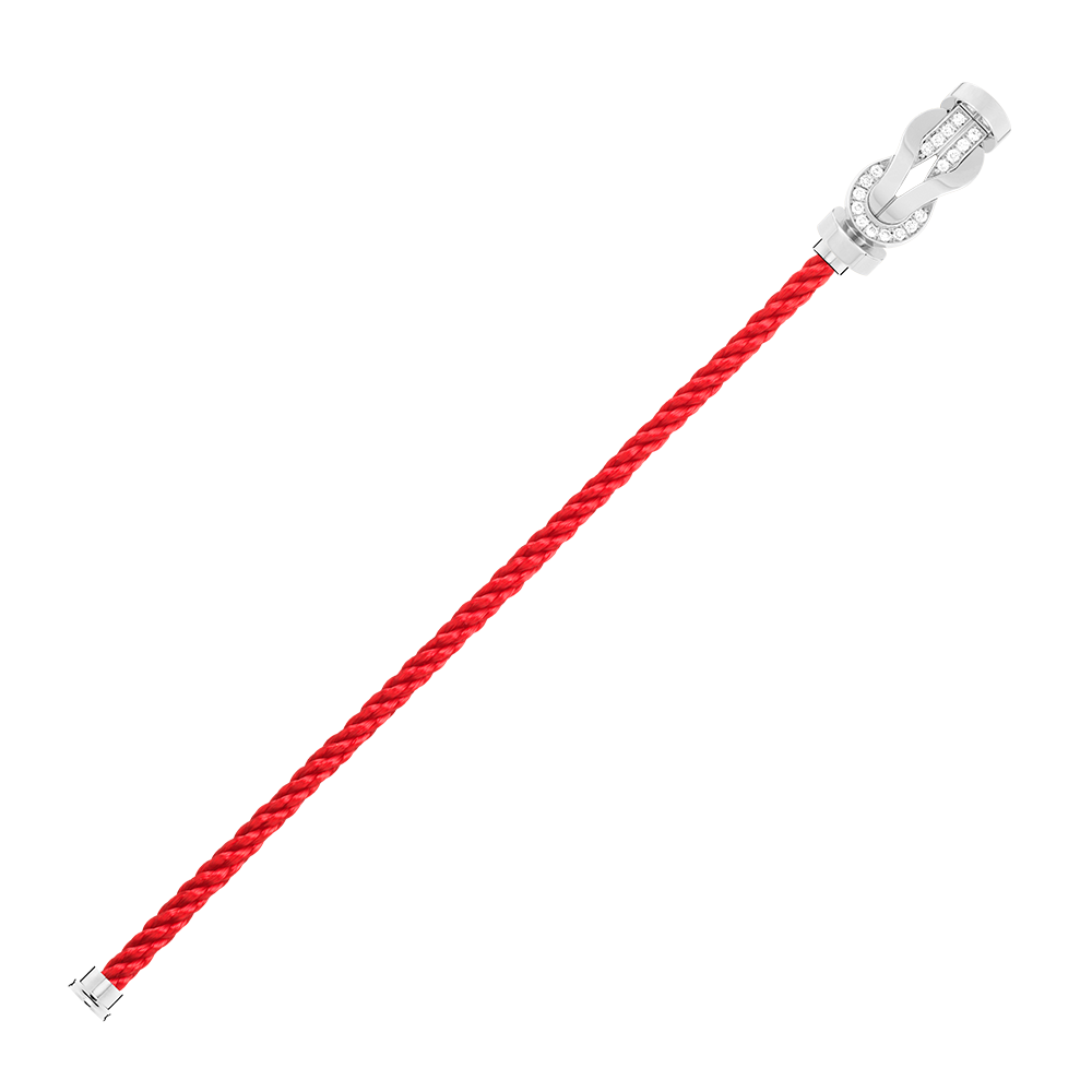 CHANCE INFINIE BRACELET 18K WHITE GOLD AND DIAMONDS LARGE MODEL