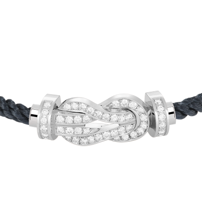 CHANCE INFINIE BRACELET 18K WHITE GOLD AND DIAMONDS LARGE MODEL