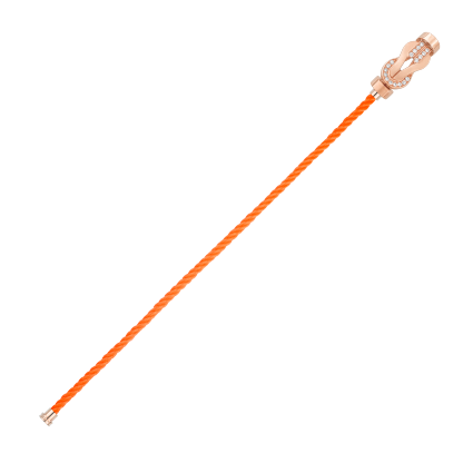 CHANCE INFINIE BRACELET 18K PINK GOLD AND DIAMONDS MEDIUM MODEL