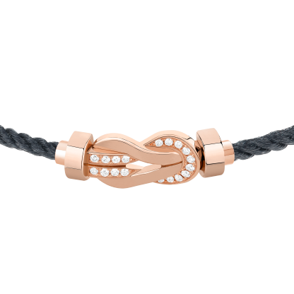 CHANCE INFINIE BRACELET 18K PINK GOLD AND DIAMONDS MEDIUM MODEL