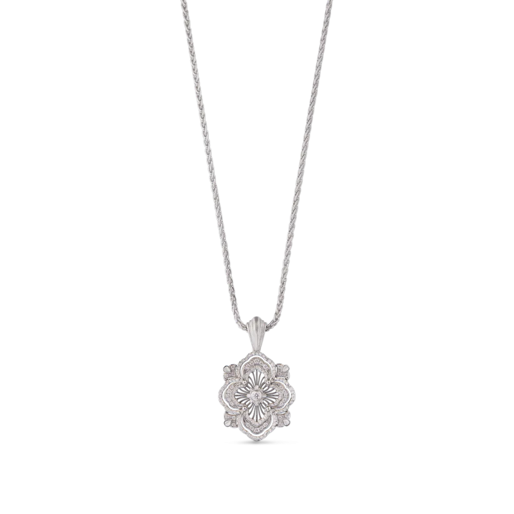 OPERA TULLE WHITE GOLD AND DIAMONDS PREMIUM PENDANT