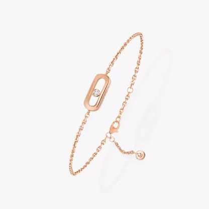 Bracelet Pink Gold Diamond Bracelet