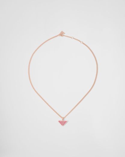 Eternal Gold pendant necklace in pink gold with diamonds