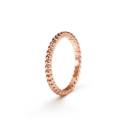 Perlee pearls of gold ring, small model