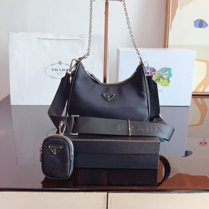 *Re-Edition 2005 Re-Nylon and Saffiano mini bag