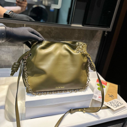 Flamenco clutch in nappa calfskin