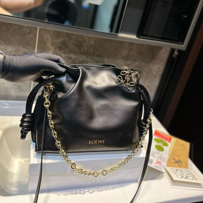 Flamenco clutch in nappa calfskin