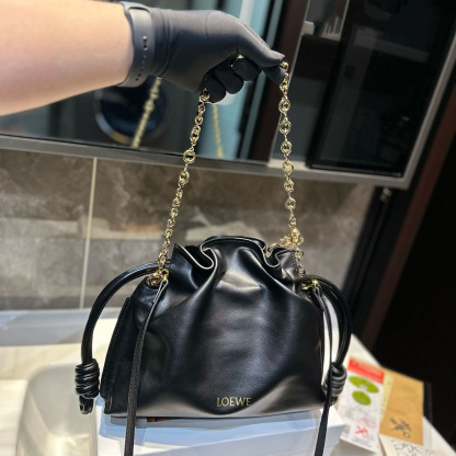 Flamenco clutch in nappa calfskin