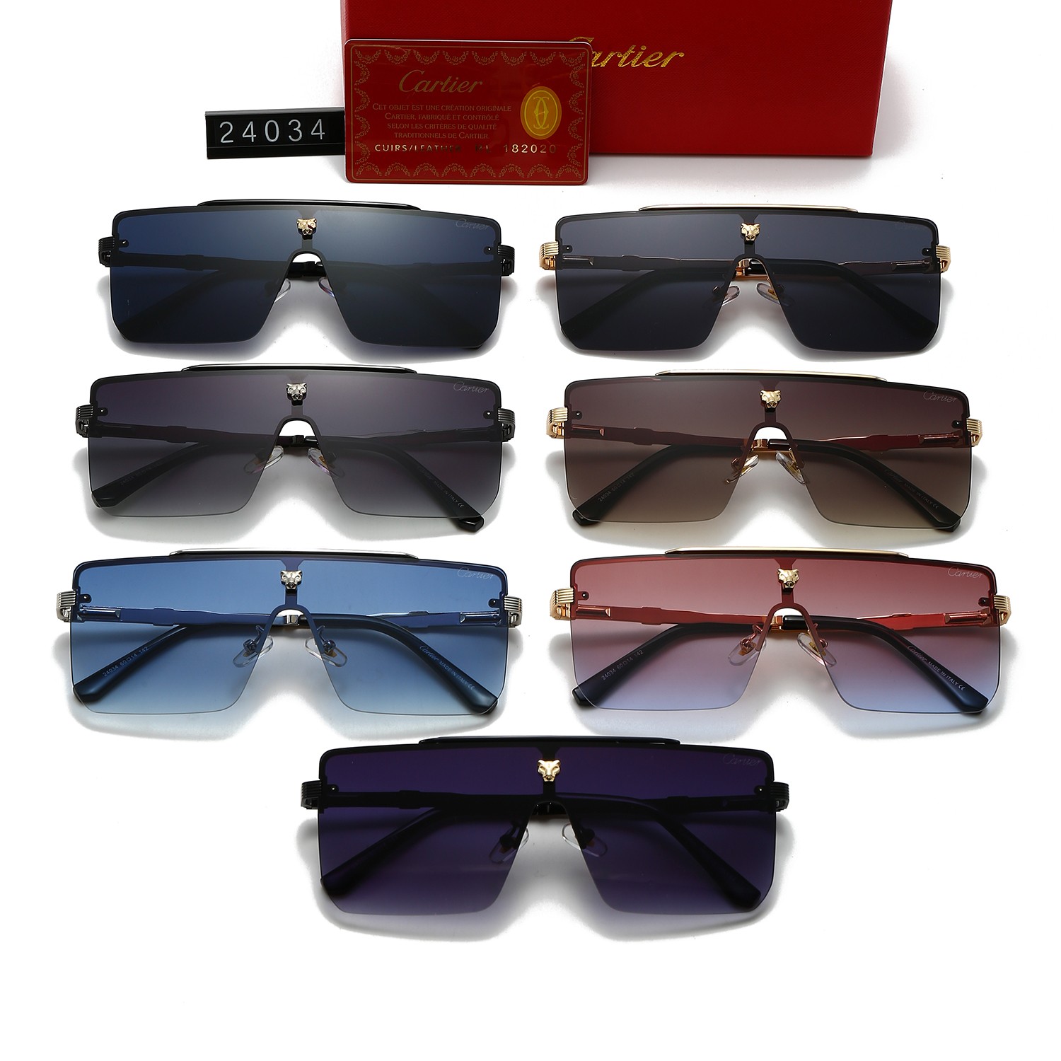 7-color fashionable Carthttier sunglasses