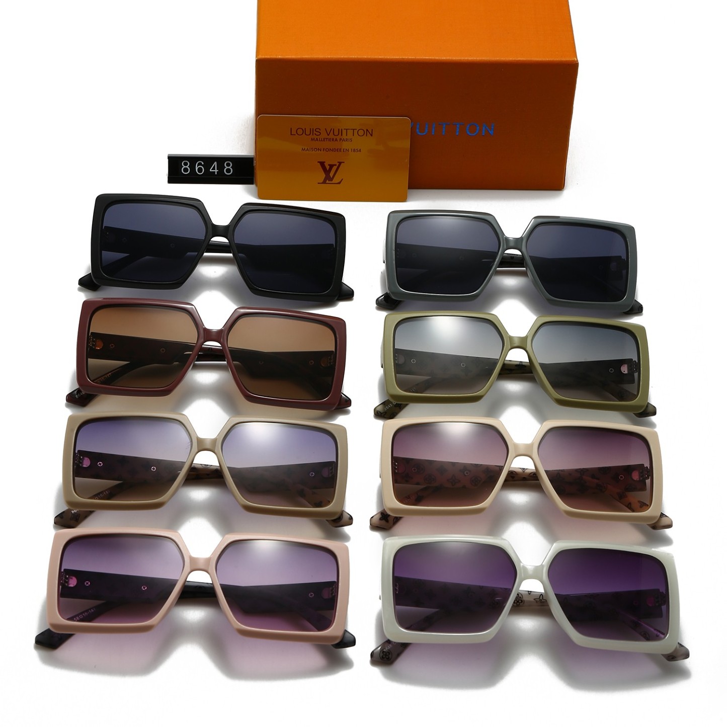 8-color fashionable LthtV sunglasses