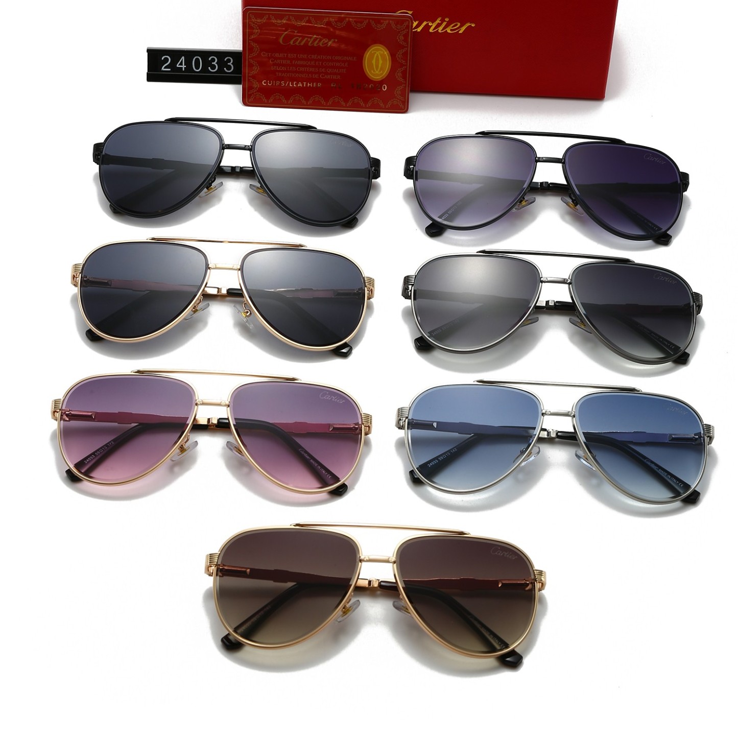 7-color fashionable Carthttier sunglasses
