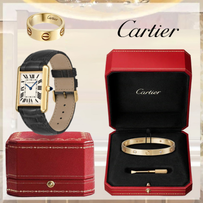 3‑Piece Carthttier Stack – Tank, Love Bracelet & Ring