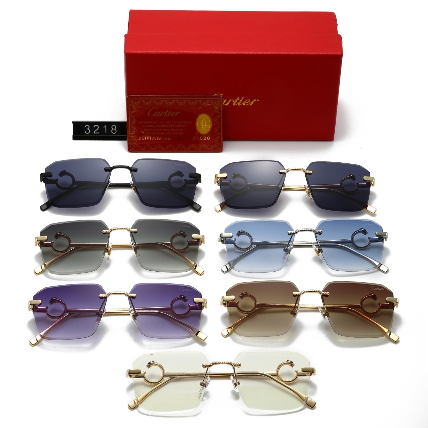 7-color fashionable Carthttier sunglasses