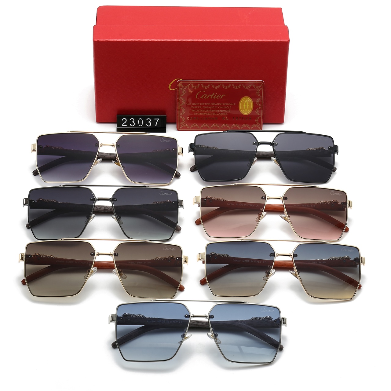 7-color fashionable Carthttier sunglasses