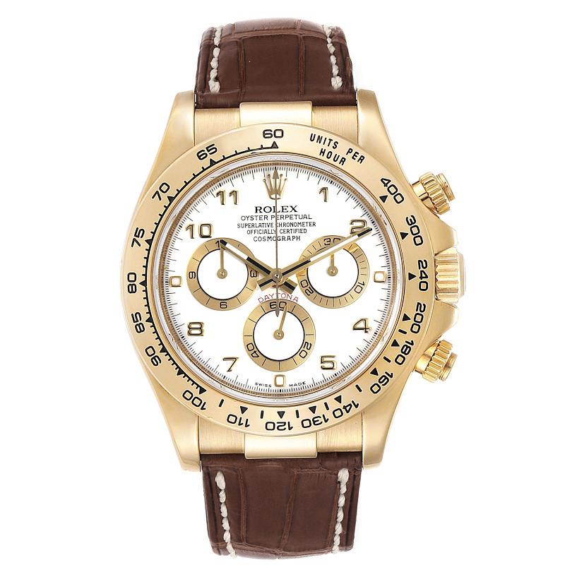 Cosmograph Daytona Yellow Gold Men's Watch 116518