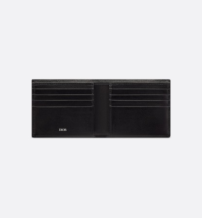 Wallet Black Oblique Jacquard