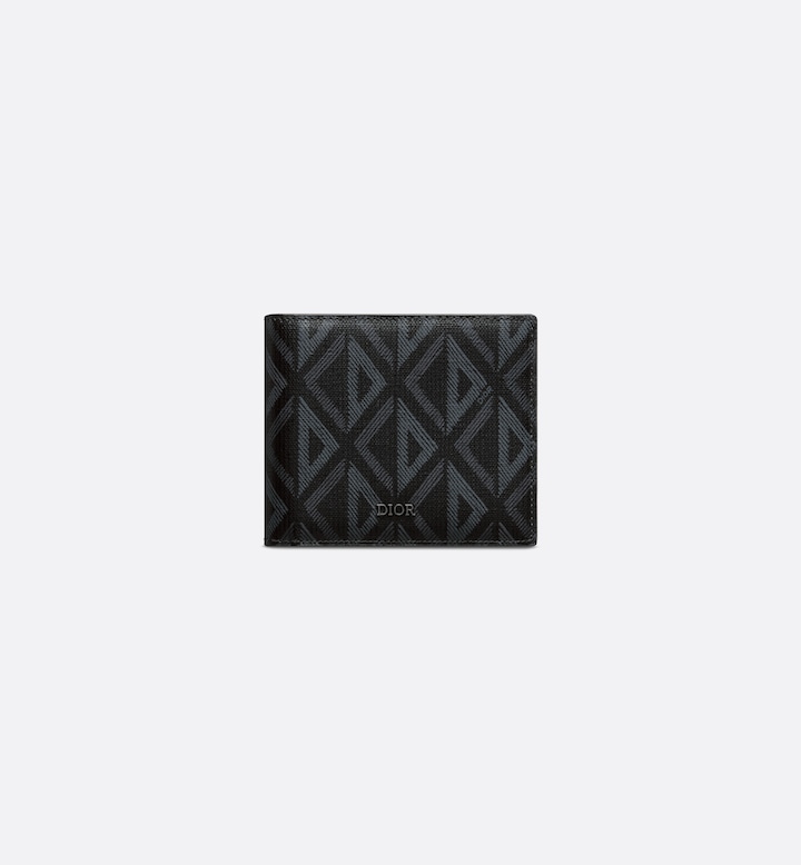 Bifold Wallet  Black CD Diamond Canvas
