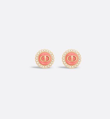 Petit CD Baroque Stud Earrings