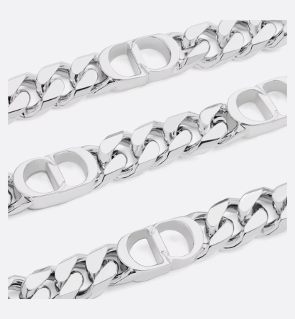 CD Icon Thin Chain Link Necklace