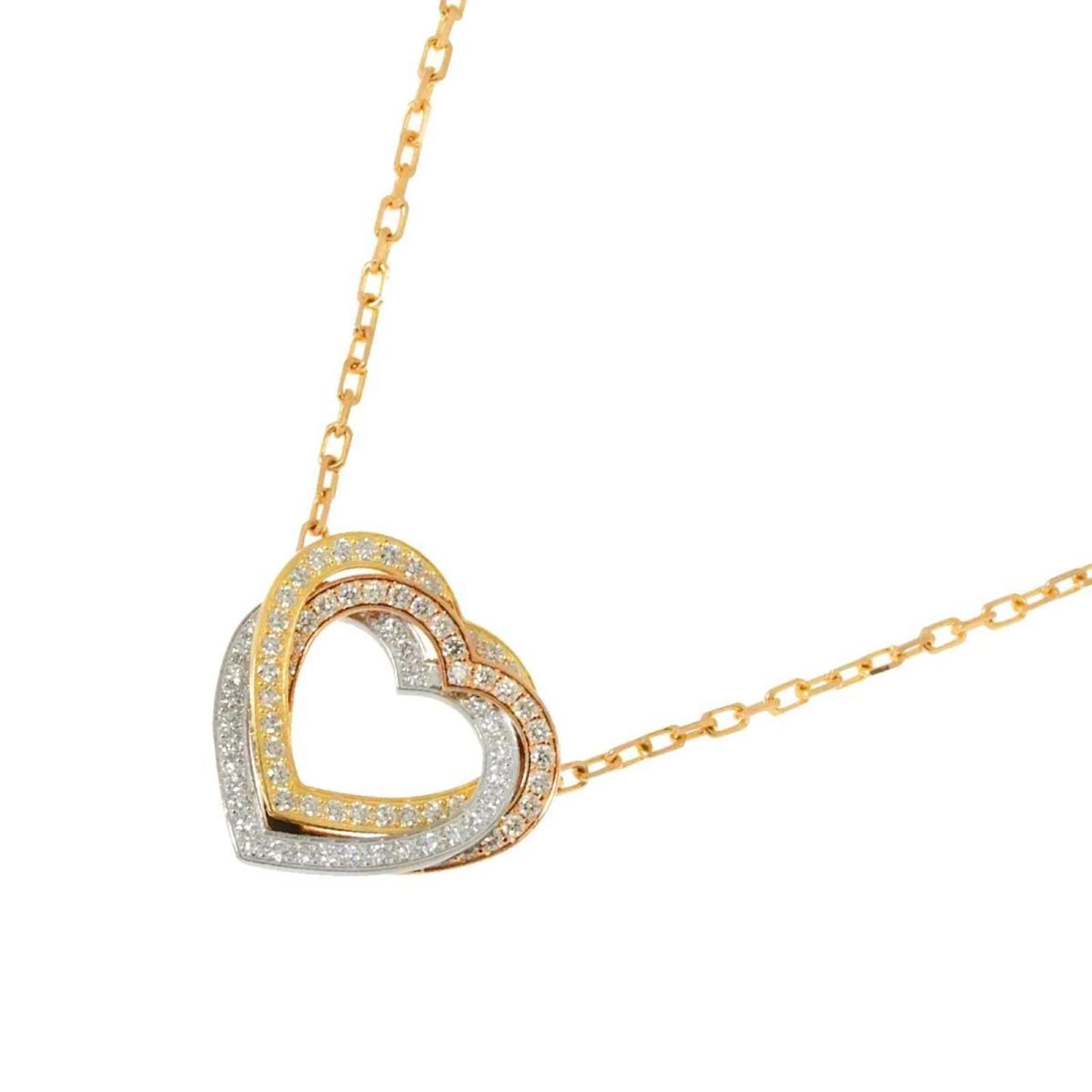Trinity Heart Diamond Necklace