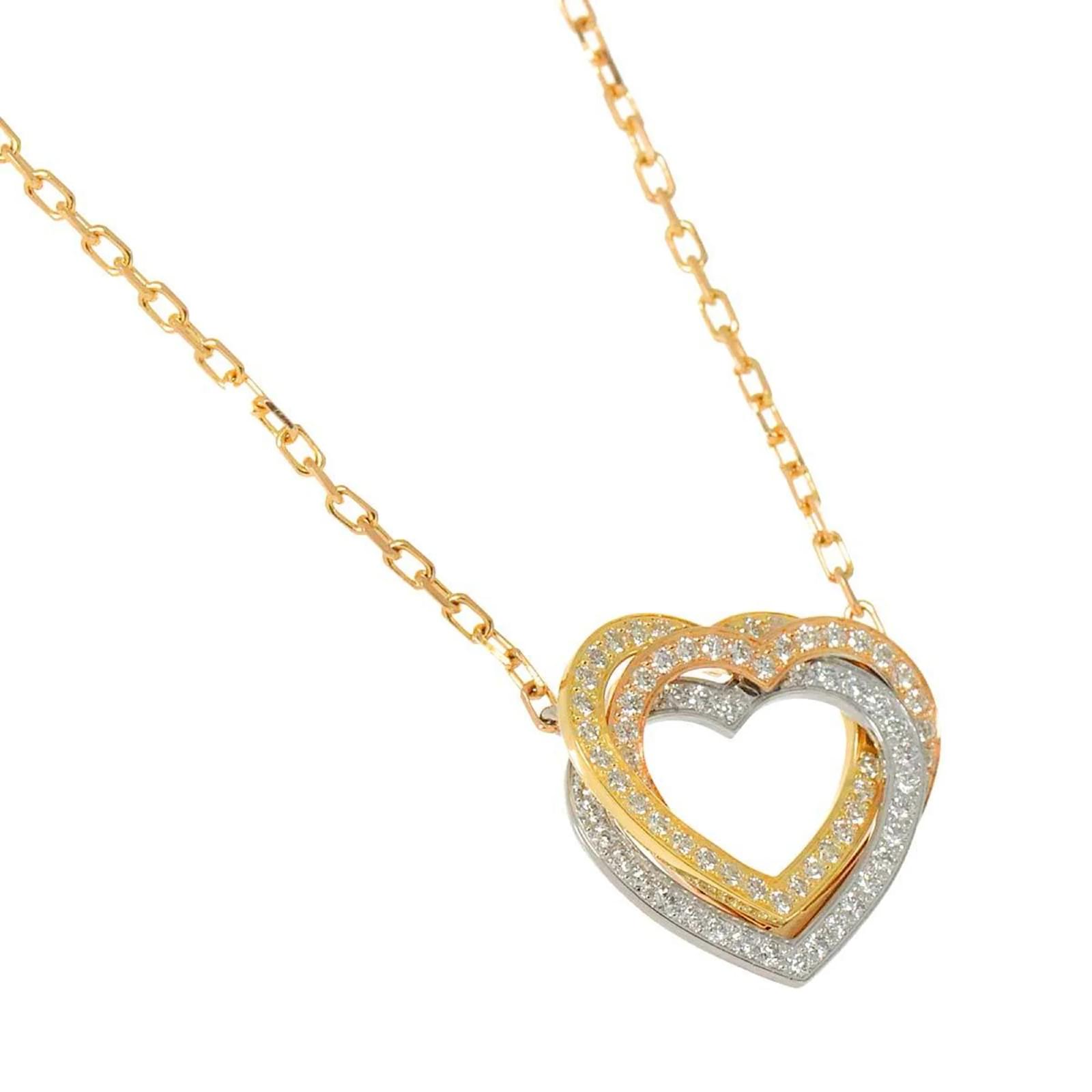 Trinity Heart Diamond Necklace