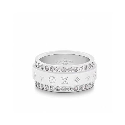 Les Gastons Vuithttton Small Ring, White Gold