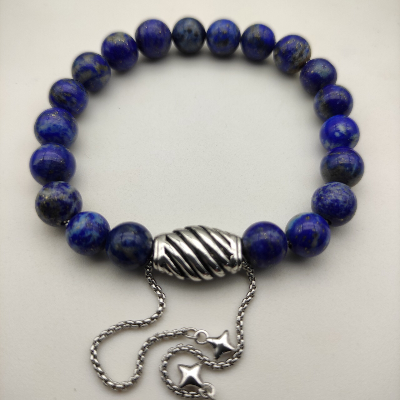 8MM Stretch Rock Crystal Bracelet