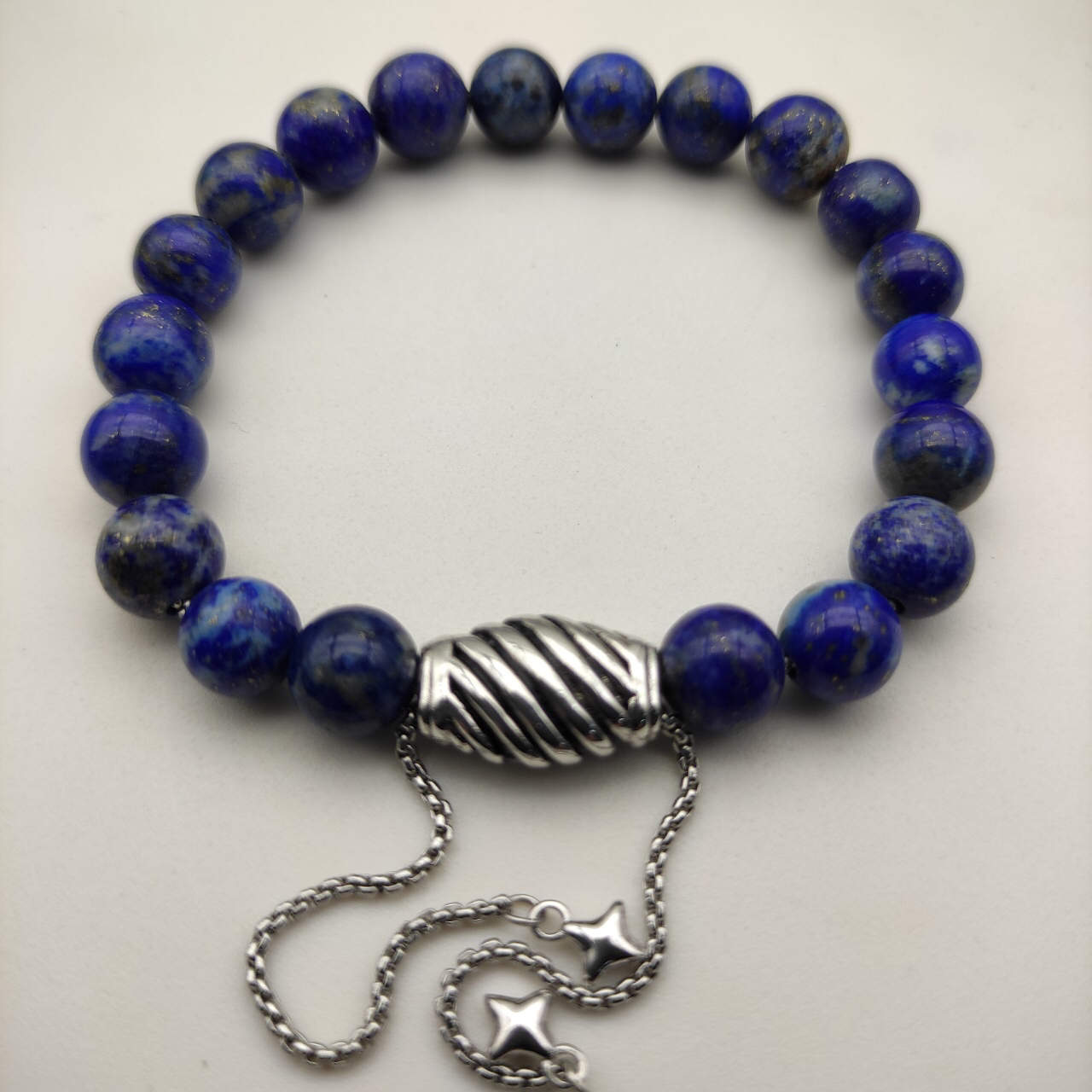 8MM Stretch Rock Crystal Bracelet