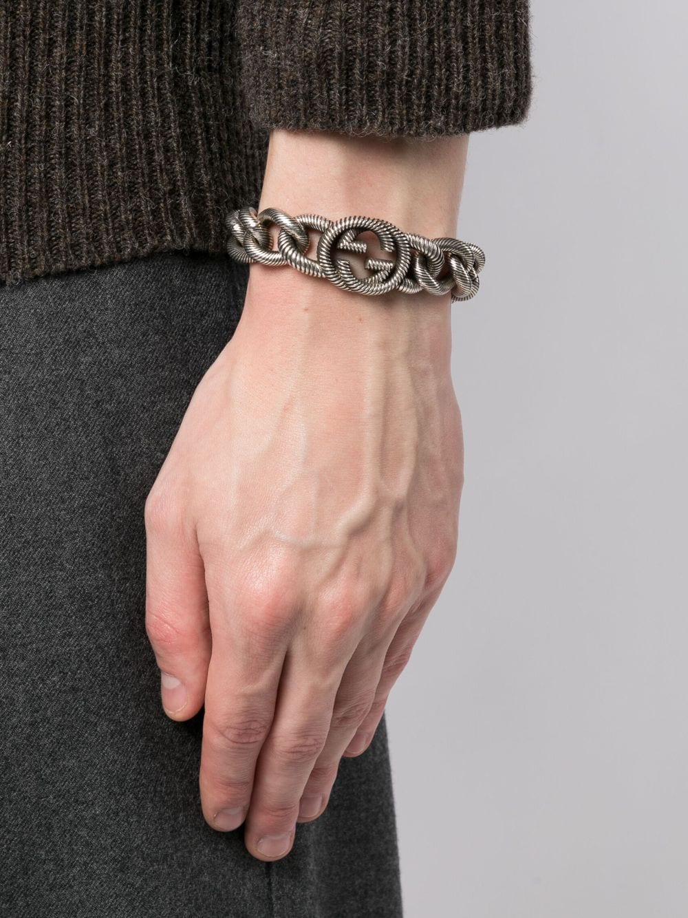 Interlocking G chain bracelet