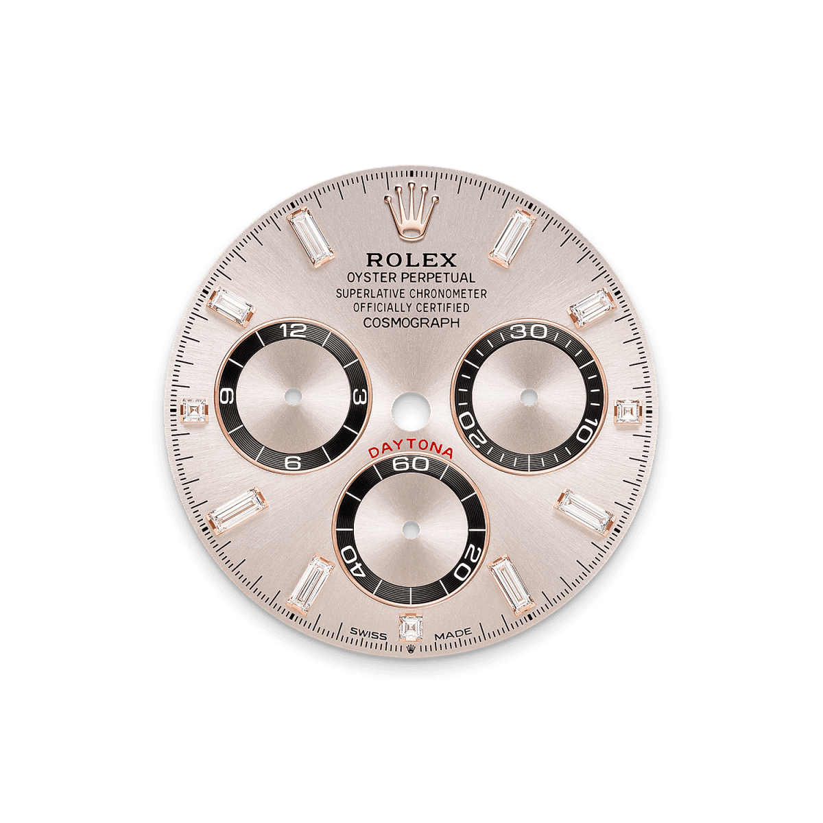 Cosmograph Daytona  Oyster, 40 mm, Everose gold and diamonds  Reference 126535TBR