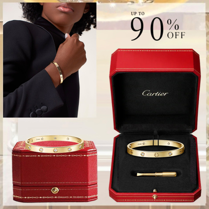 LOVE BRACELET CLASSIC MODEL, 10 DIAMONDS & LOVE BRACELET CLASSIC MODEL, 4 DIAMONDS