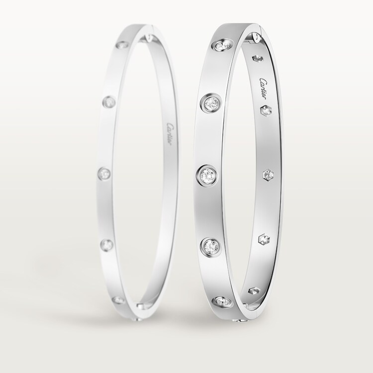 LOVE BRACELET, CLASSIC MODEL & LOVE BRACELET, CLASSIC MODEL, 10 DIAMONDS