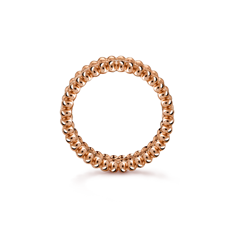 Perlée diamonds ring, 1 row