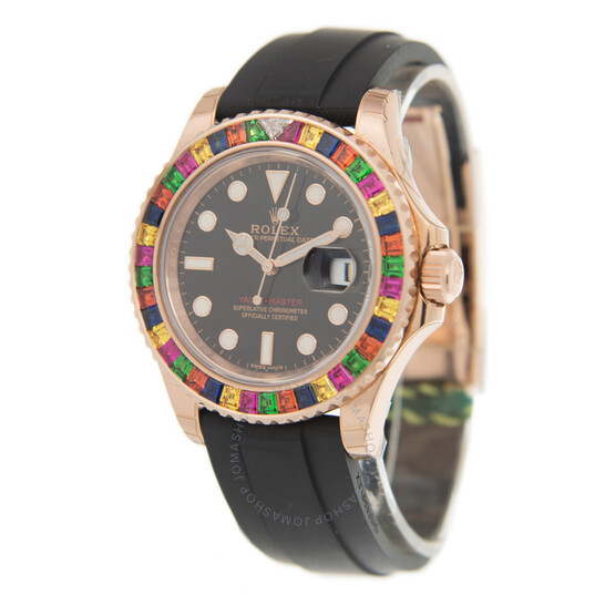 Yacht-Master Diamond Black Dial Watch