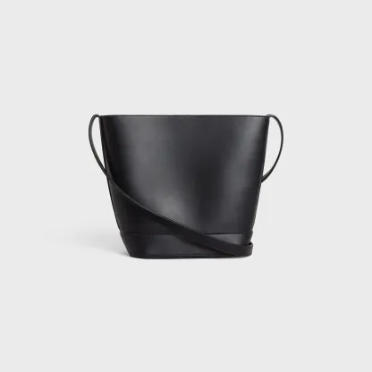 SMALL BUCKET CUIR TRIOMPHE in Smooth Calfskin