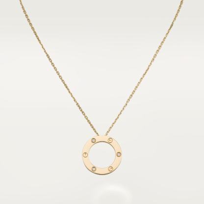 LOVE NECKLACE, 3 DIAMONDS