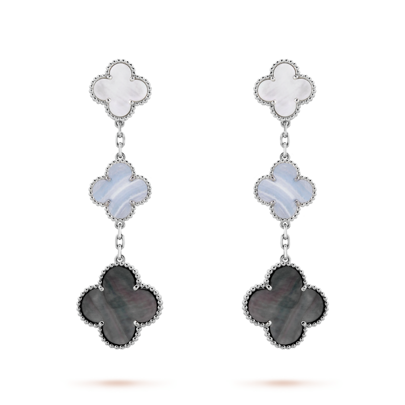 Magic Alhambra earrings, 3 motifs