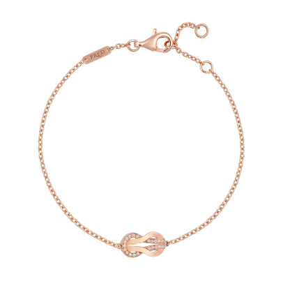 CHANCE INFINIE BRACELET 18K PINK GOLD AND DIAMONDS SMALL MODEL