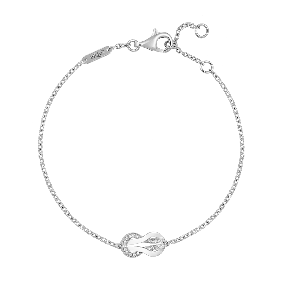 CHANCE INFINIE BRACELET 18K WHITE GOLD AND DIAMONDS SMALL MODEL