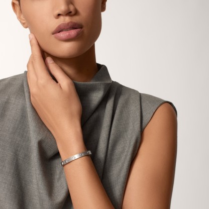 LOVE bracelet, classic model, brushed, 4 diamonds