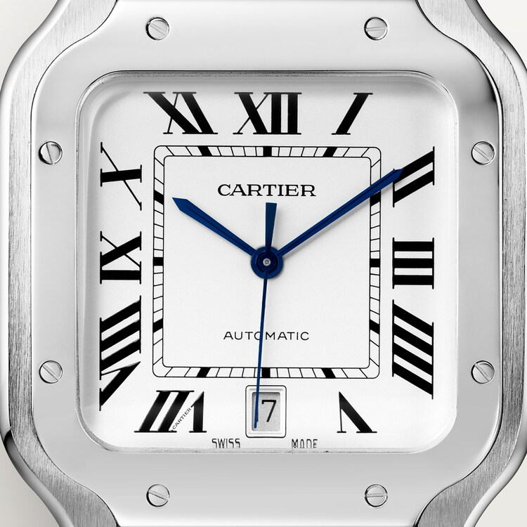 SANTOS DE CARthtTIER WATCH & LOVE BRACELET, CLASSIC MODEL